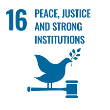 SDG 16 – Peace, Justice & Strong Institutions SDG 16